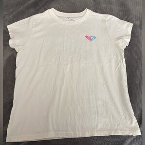 Roxy White Classic Tee | Women's Size: Large